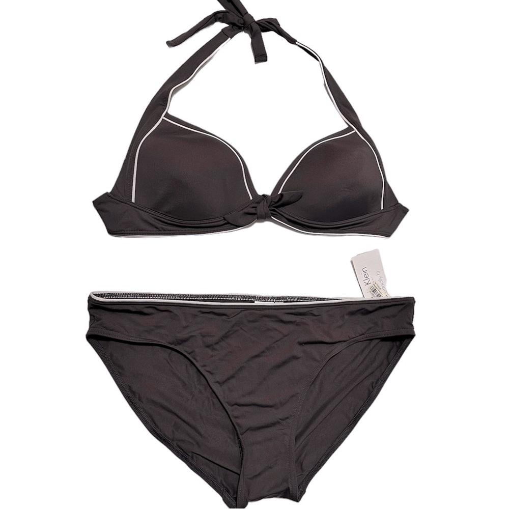 Calvin Klein NWT Perfectly Fit Mink Swimwear Bikini SZ 36C, XL